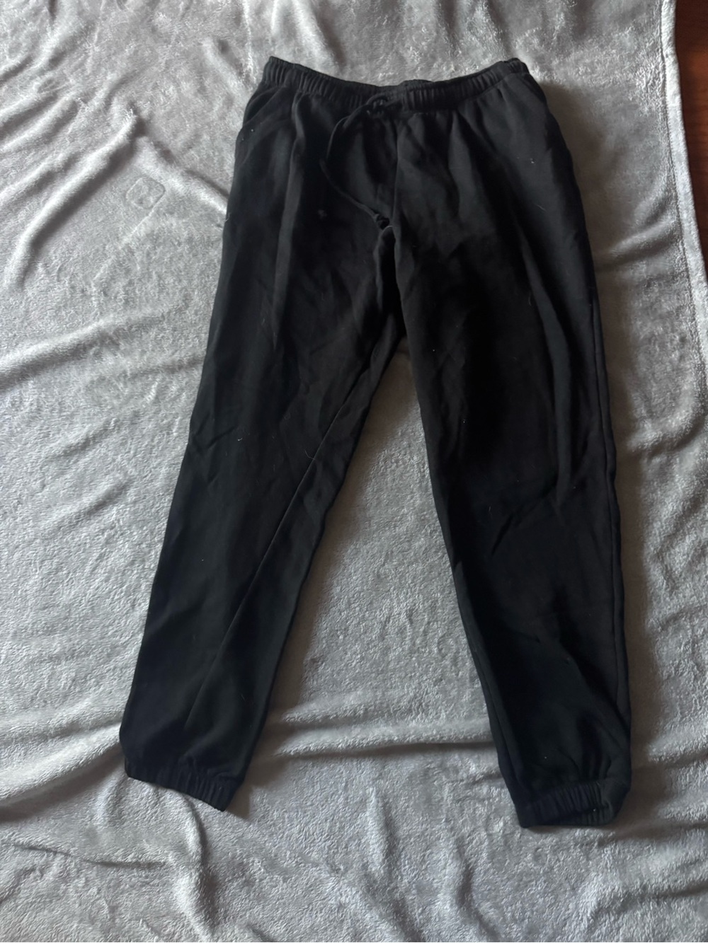 Black Jogger Sweatpants - Comfortable Everyday Wear